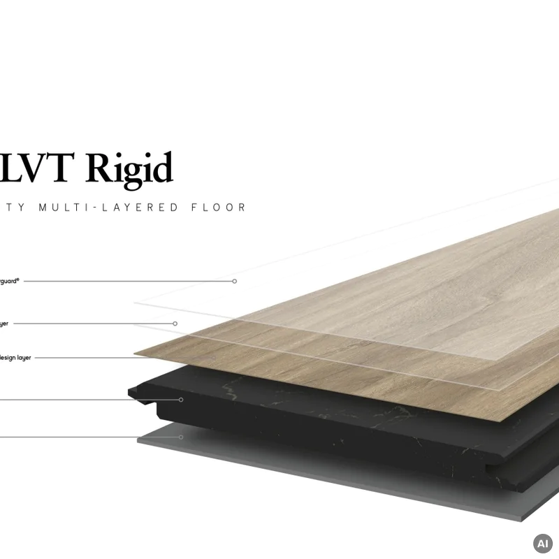 Panele winylowe z podkładem SPC LVT Dąb Riviera Klasa 32 5