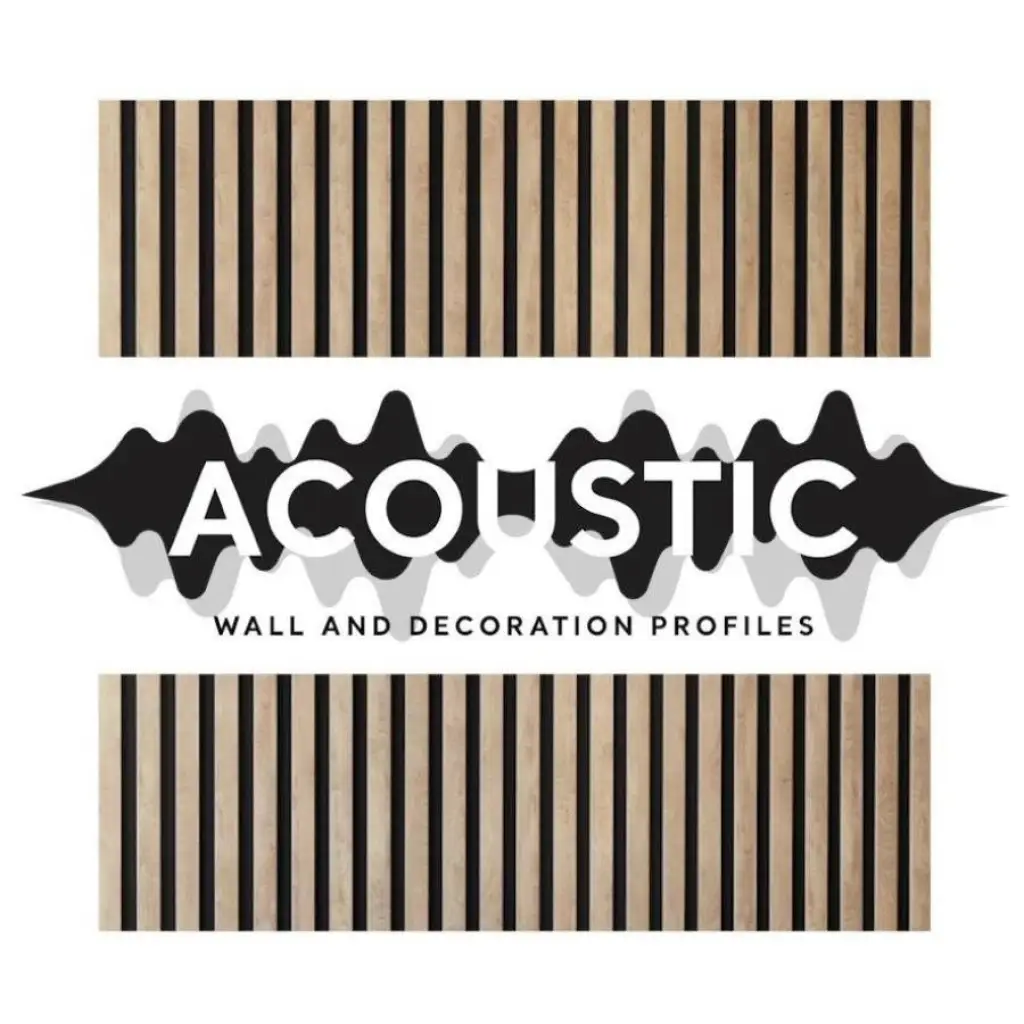 Lamele Akustyczne Listwa zakończeniowa Dąb naturalny L 397 Prawa, 120044211, Listwa zakończeniowa, Lamele akustyczne MDF AGT Akcesoria, AGT