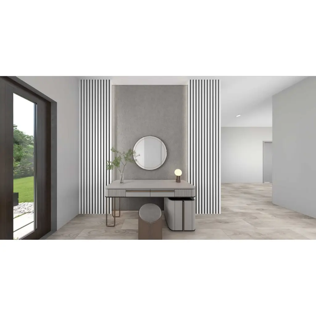 Lamele Akustyczne Czarno-Białe na Filcu L 231, 120044189, Lamele, Lamele akustyczne MDF, AGT