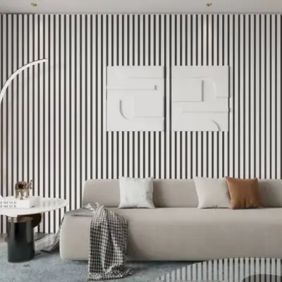 Lamele Akustyczne Czarno-Białe na Filcu L 231, 120044189