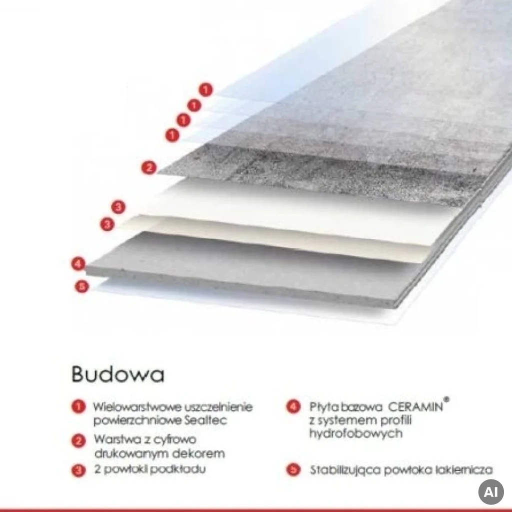 Panele winylowe Colonial Taupe 3.2 mm Klasa 34 TAK, 51010, Panele winylowe, Ceramin, Classen