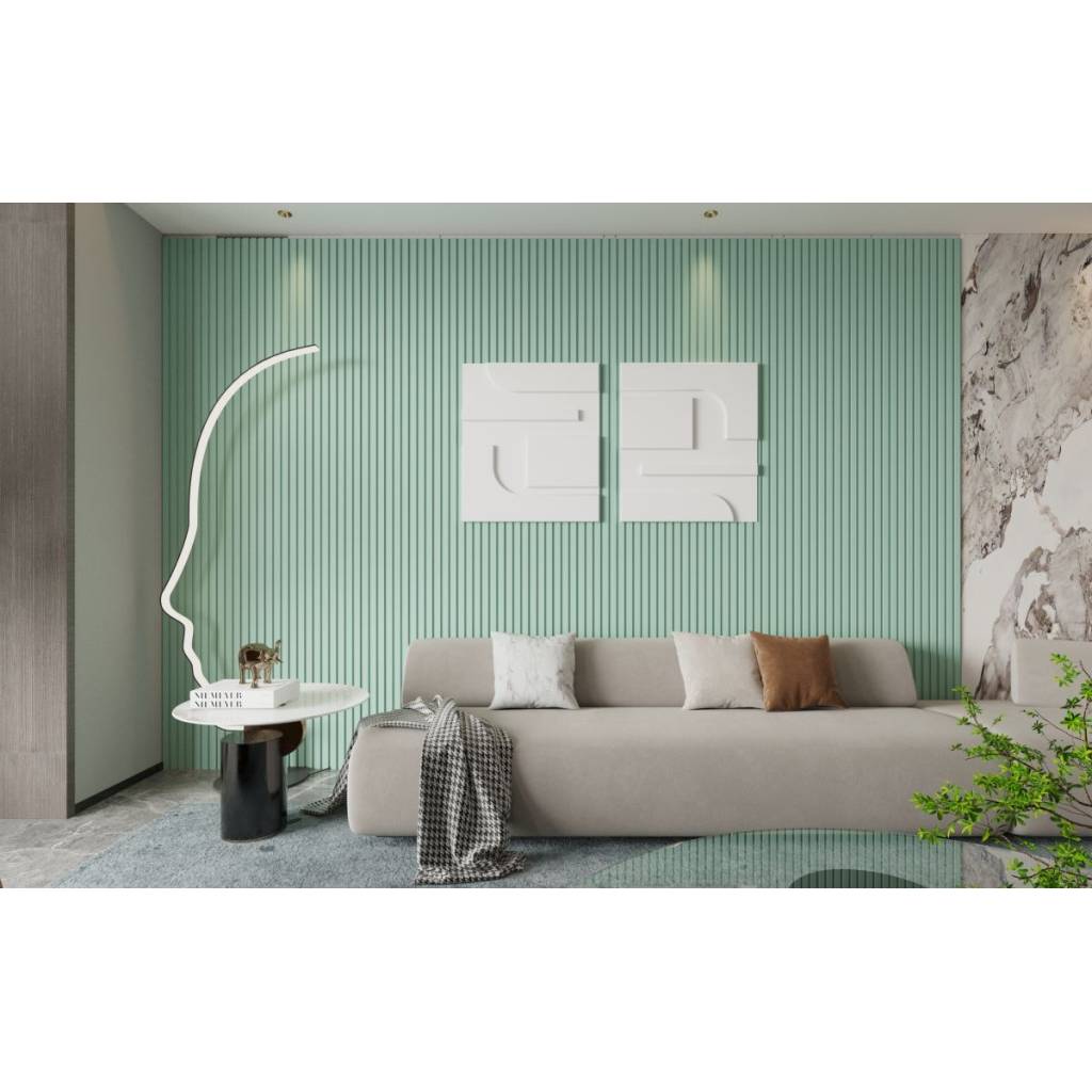 Lamele kolorowe Matt Soft Touch Relax Green M 735, 120041485, Lamele, Lamele kolorowe, AGT