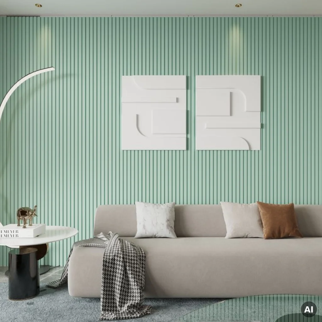 Lamele kolorowe Matt Soft Touch Relax Green M 735, 120041485, Lamele, Lamele kolorowe, AGT