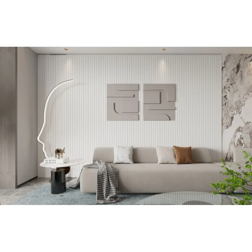 Lamele Matt Soft Touch White M 734, 120039774, Lamele, Lamele kolorowe, AGT