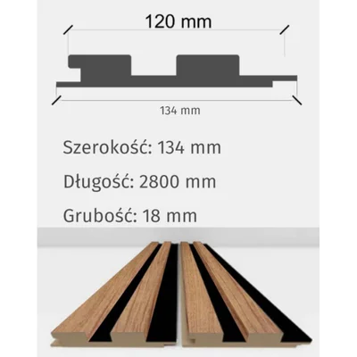 Lamele Akustyczne Matt Soft Touch Relax Green L 735, 120046850