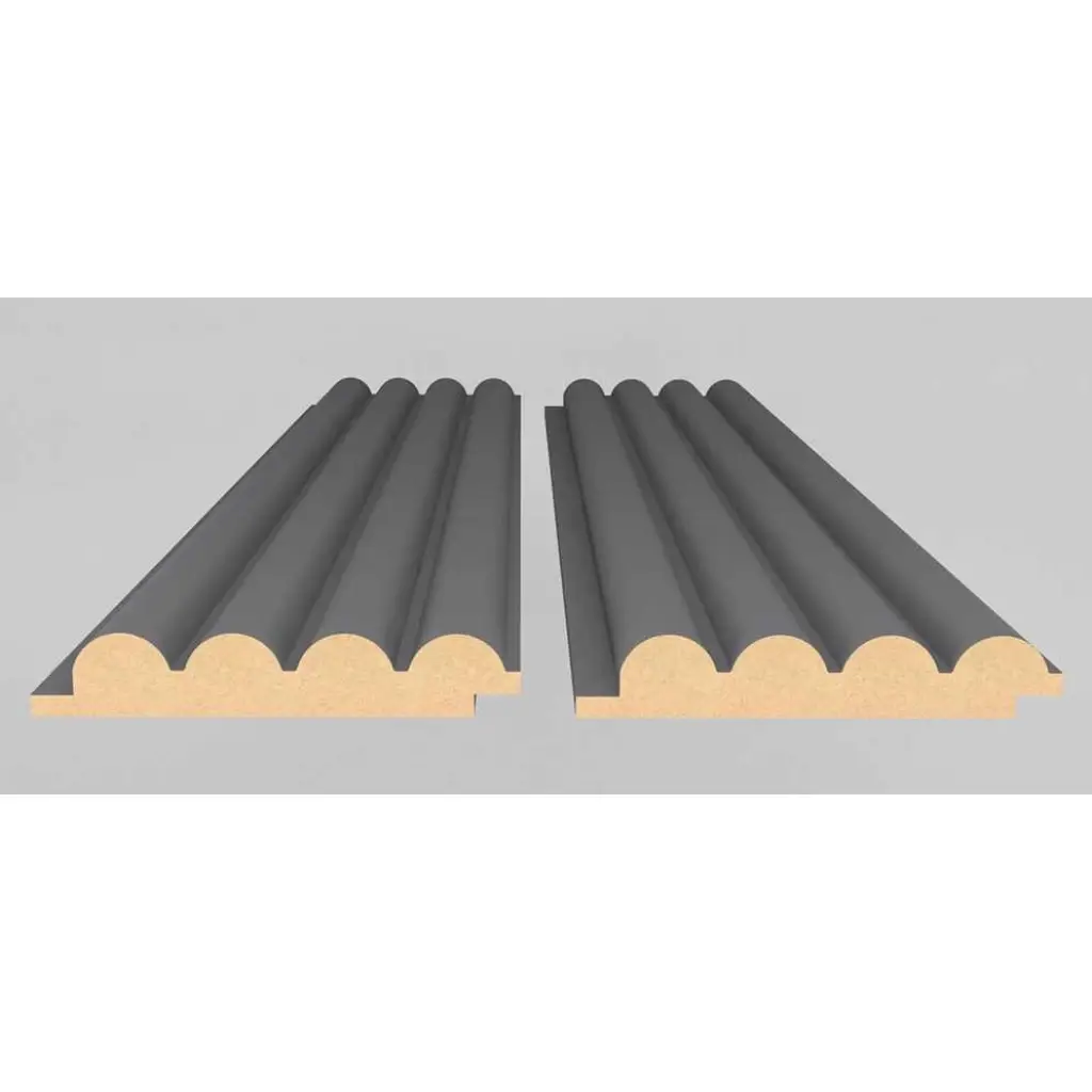 Lamele Matt Soft Touch Stone Grey O 728 Oval, 120042297, Lamele, Lamele kolorowe, AGT