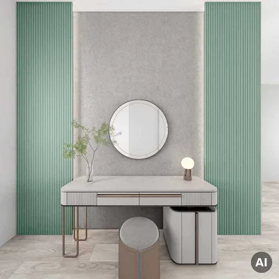 Lamele kolorowe Matt Soft Touch Relax Green O 735 Oval, 120042200