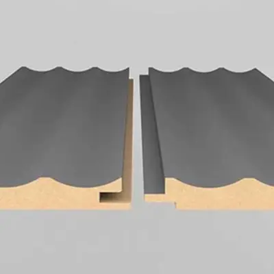 Lamele Matt Soft Touch Stone Grey U 728 Wave, 120038701