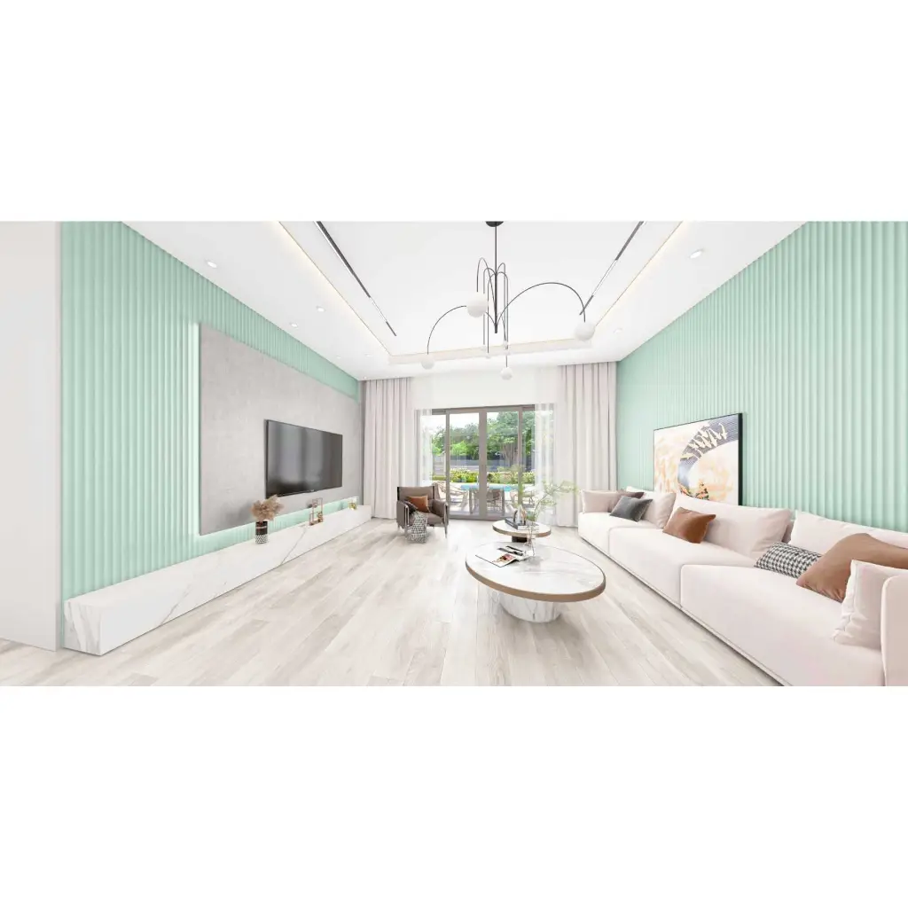 Lamele kolorowe Matt Soft Touch Relax Green U 735 Wave, 120037612, Lamele, Lamele kolorowe, AGT