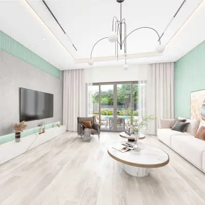 Lamele kolorowe Matt Soft Touch Relax Green U 735 Wave, 120037612