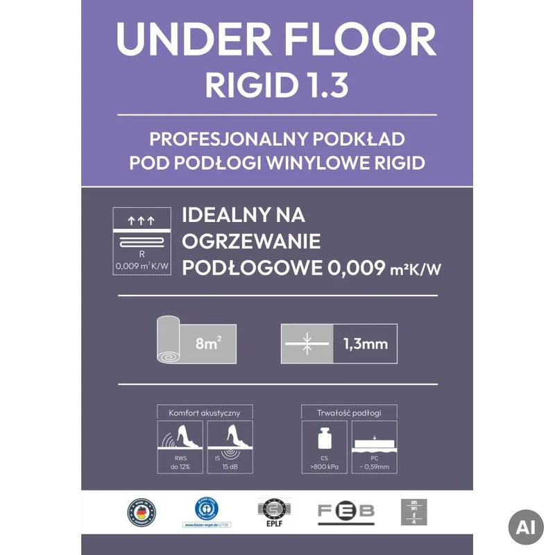 Podkład Under Floor Rigid 1.3, 04-11-00188 - 2