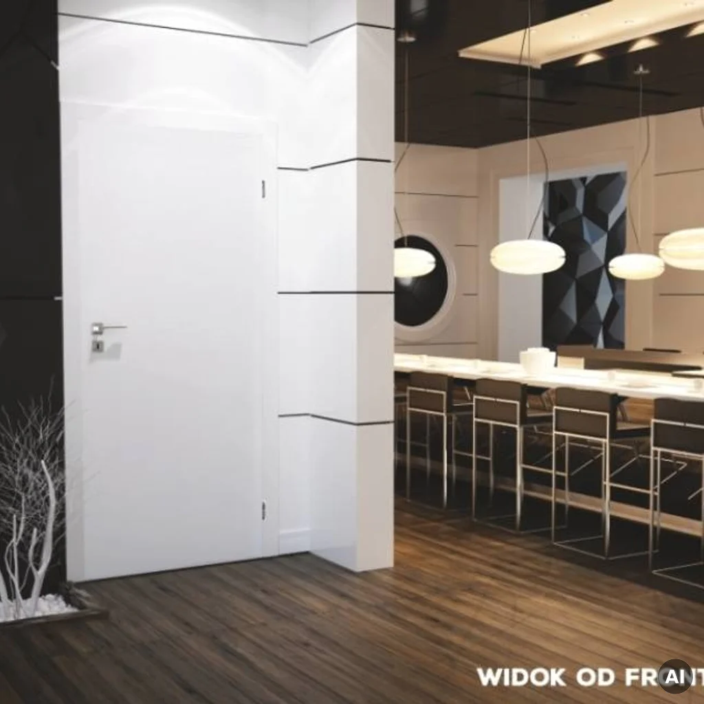 Drzwi Norma Decor 1 Bezprzylgowe (otwierane na zewnątrz) Prawe 80cm plaster miodu, 100073569, Drzwi wewnętrzne, Norma Decor, Invado