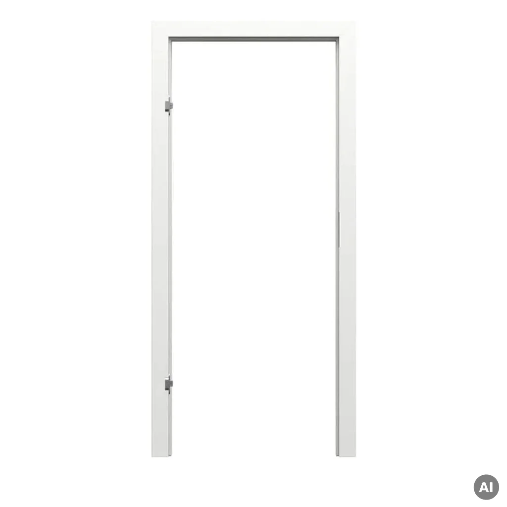 Ościeżnica regulowana z kątownikiem ORS10 Invado 95-114 Lewa 80cm Bezprzylgowa, 100073604, Ościeżnica, Norma Decor, Invado