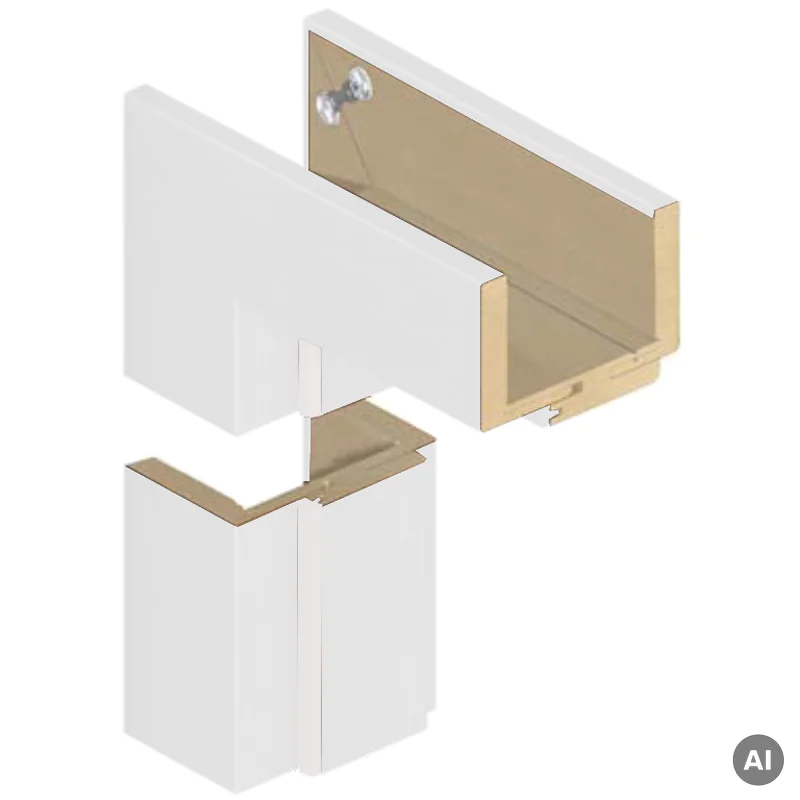 Komplet drzwi + Ościeżnica regulowana 95-114 Norma Decor 1