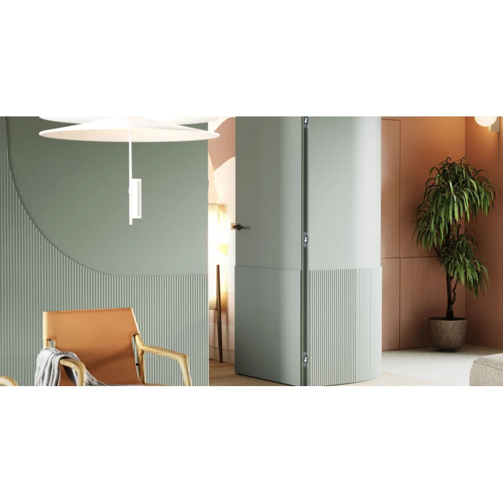Drzwi ukryte Porta HIDE Odwrotna przylga (otwierane do wewnątrz) Lewe 80cm płyta, SPP1110L08LBP0A7V0O000, Drzwi wewnętrzne, PORTA HIDE, PORTA