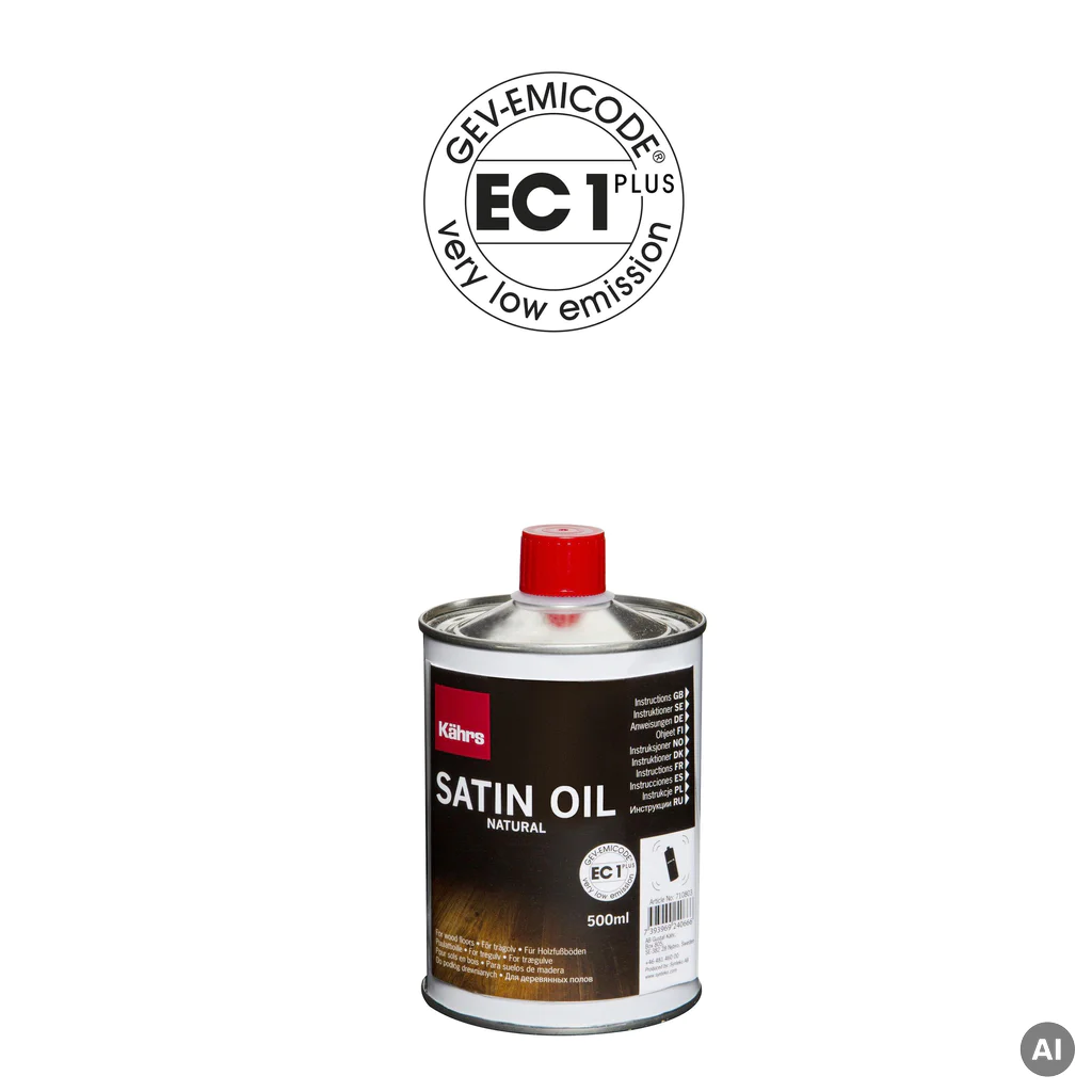 Olej pielęgnacyjny do podłóg drewnianych Kahrs Satin Oil 0,5l, 710803, Kahrs Satin Oil 0,5l, Środki pielęgnacyjne Kahrs, Kahrs