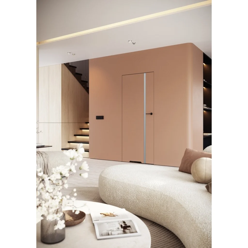 Drzwi ukryte Porta HIDE 4.A WC Bezprzylgowe (otwierane na zewnątrz) Lewe 80cm płyta, SPA14A0L08LBPWAYV0O300, Drzwi wewnętrzne, PORTA HIDE, PORTA