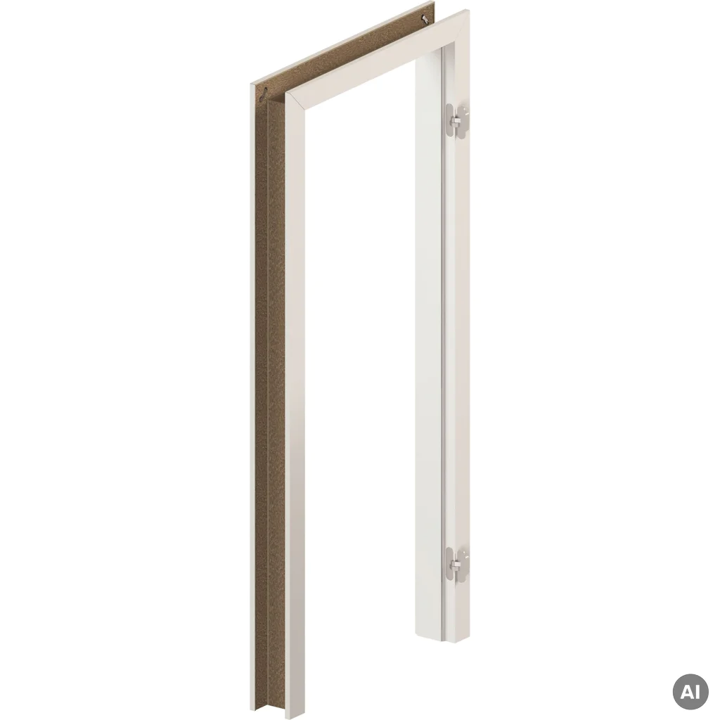 Ościeżnica regulowana Porta SYSTEM ELEGANCE C 120-140 Prawa 80cm bezprzylgowa, OPAP0C0P08UBI0AMU80000, Ościeżnica, Porta Elegance Premium, PORTA