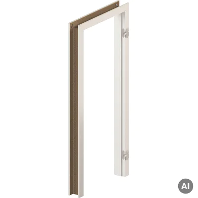 Ościeżnica regulowana Porta SYSTEM ELEGANCE C 120-140 Prawa 80cm bezprzylgowa, OPAP0C0P08UBI0AMU80000