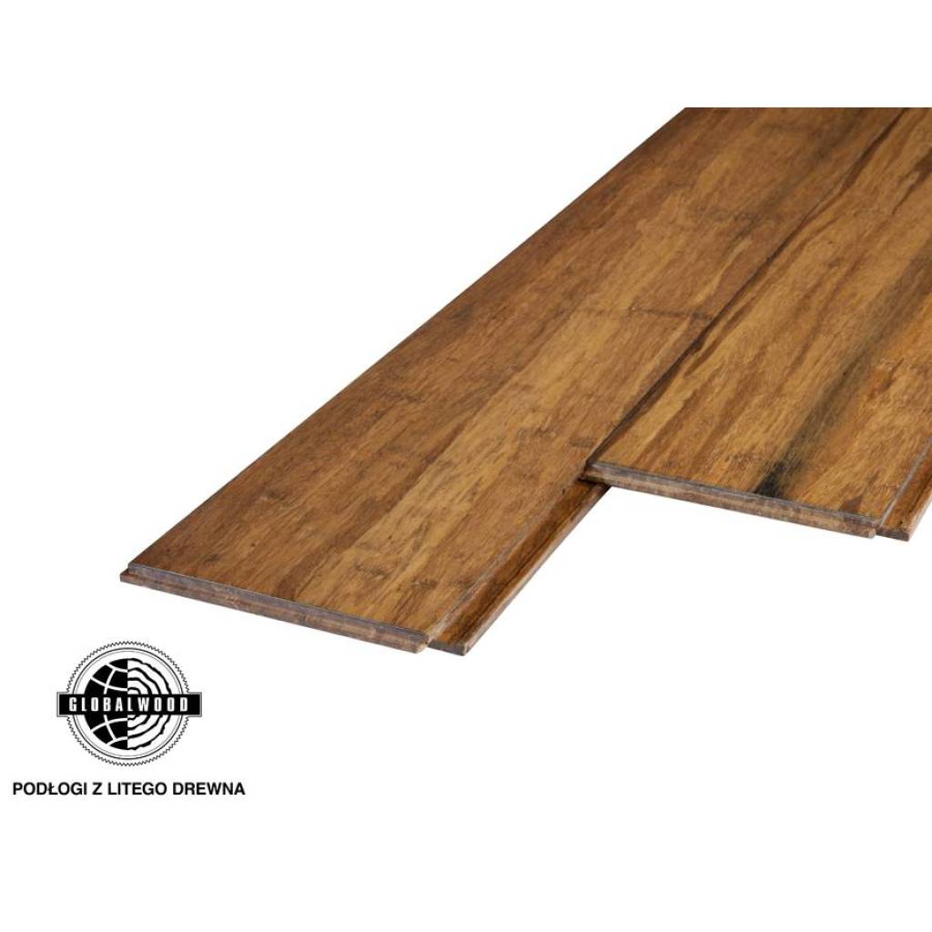 Bambus Prasowany Click Karbon Lakier Mat 12 mm, 1077-608CM, Lite drewno, Globalwood, Globalwood