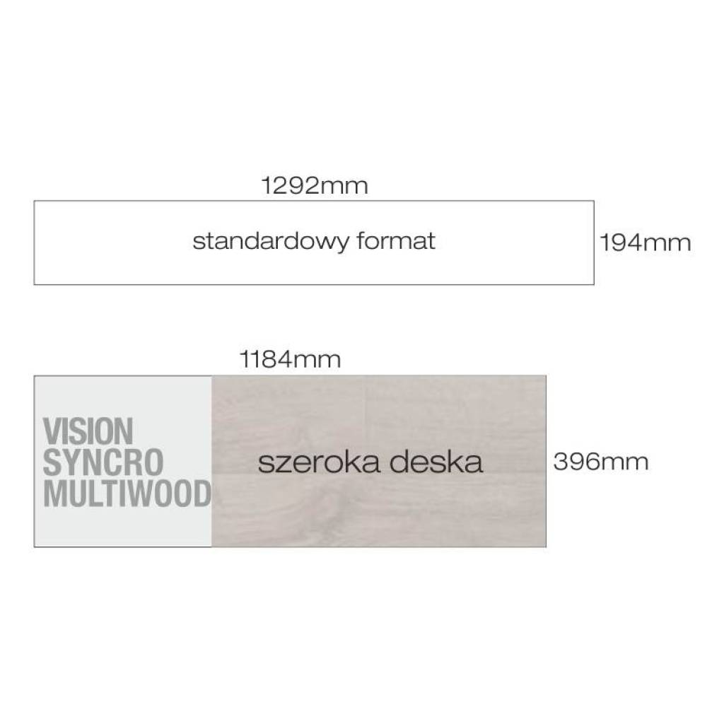 Panele Podłogowe Amalfi Oak 1158 AC6 8 mm, Panele podłogowe, Vision Syncro Multiwood, Skema