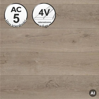 Panele Podłogowe Oak Effect Beige 504015049 9 mm AC5