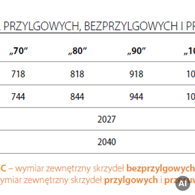 Drzwi Norma Decor 1 Lewe 80 cm Przylgowe , 100051764