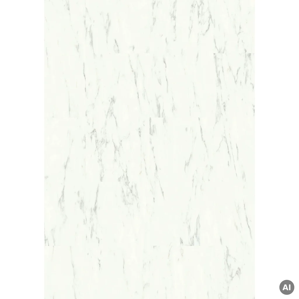 Marmur Carrara biel V4 kl 33 5 mm 5 mm Klasa 33, AVMT40136, Marmur Carrara biel V4 kl 33 5 mm, Alpha Vinyl Tiles, Quick-Step