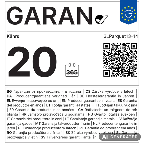 Podłoga drewniana Dąb Grano Natural Naturalny 14 mm, 14115