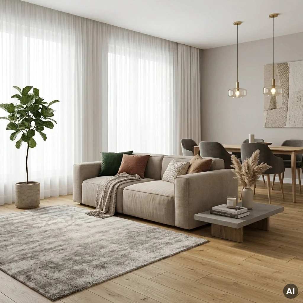Panele podłogowe Dąb Nowoczesny 8 mm AC4, 86BP-59884, Panele podłogowe, Modern Classic Design, Modern Classic