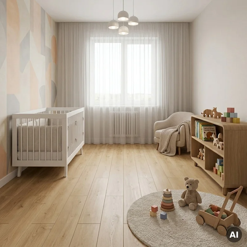 Panele podłogowe Dąb Nowoczesny 8 mm AC4, 86BP-59884 - 5