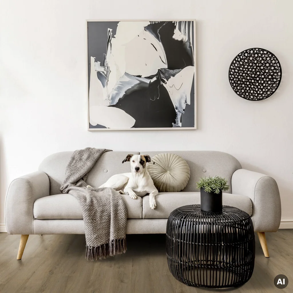 Panele winylowe Lumber Fauve 3.4 mm, 36681096, Panele winylowe, SENSO LOCK 20, Gerflor