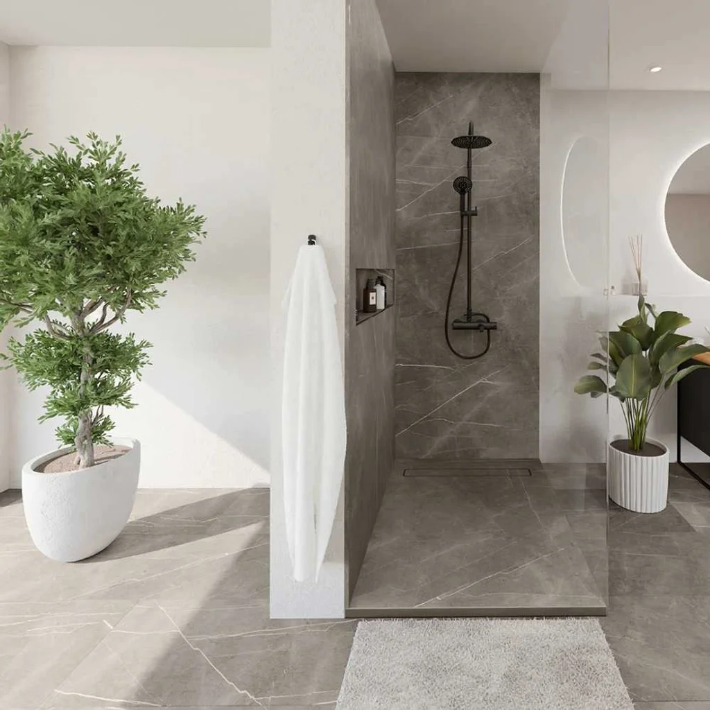 Panele winylowe Marmi Magallan Grey Kamień jasny szary Klasa 34 3 mm TAK, 64865, Panele Winylowe, Classen Ceramin, Classen