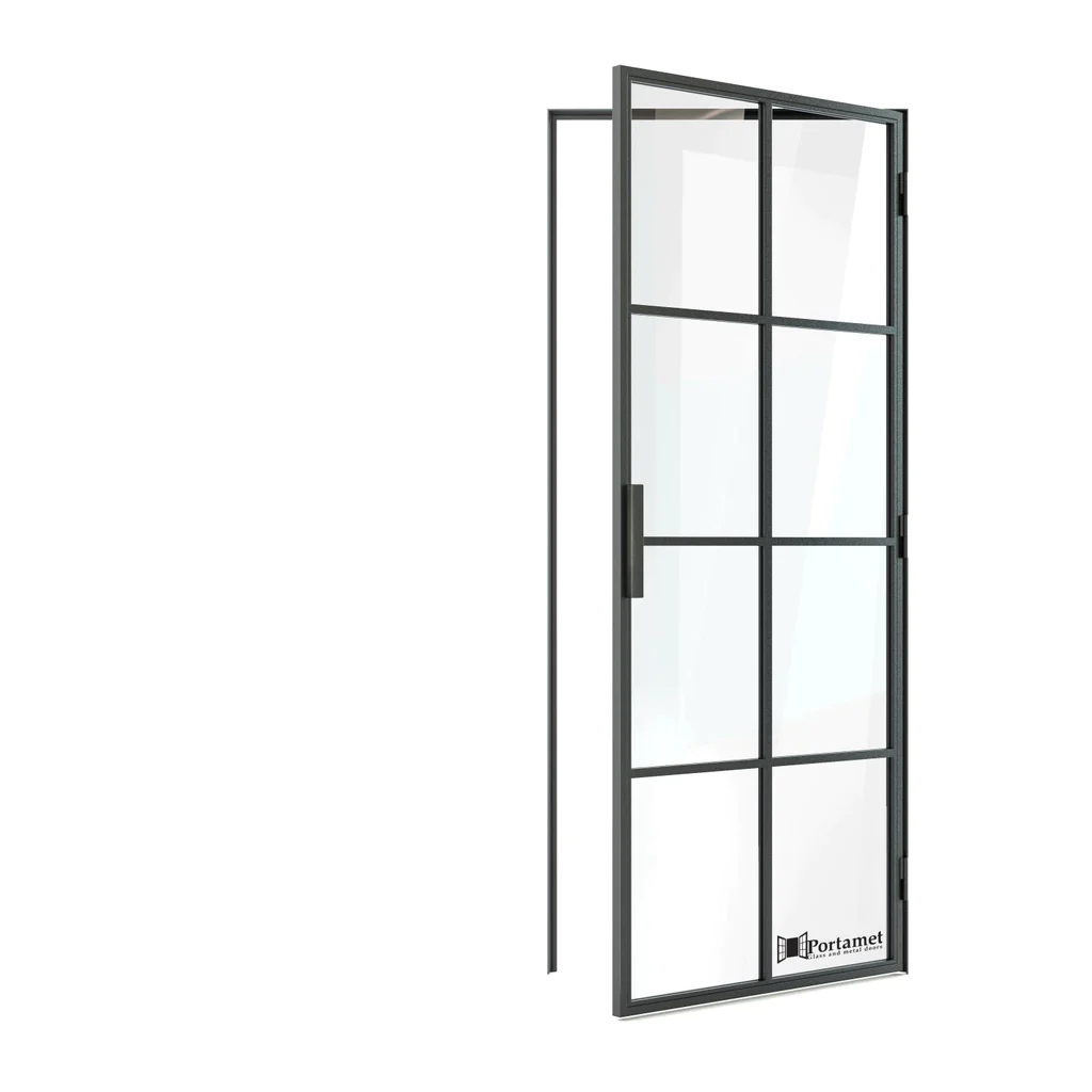 Drzwi loftowe Portamet Oslo 80 Prawe Szyby przezroczyste 4x2, 5900000137940, Drzwi loftowe Portamet Oslo 80 Prawe Szyby przezroczyste 4x2