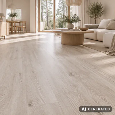 Podłoga Vinylowa White Oak Light Jasny 5 mm Klasa 33, 24804102