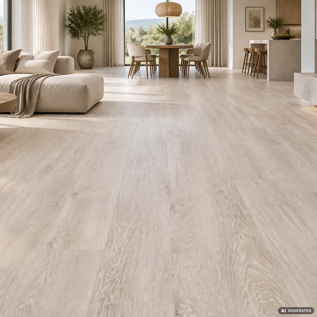 Podłoga Vinylowa White Oak Light Jasny 5 mm Klasa 33, 24804102, Panele podłogowe, Tarkett
